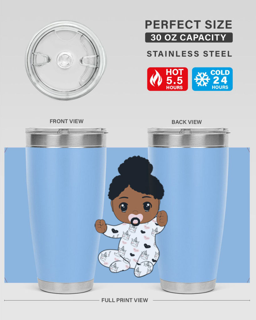 Black baby style 5#- women-girls- Tumbler