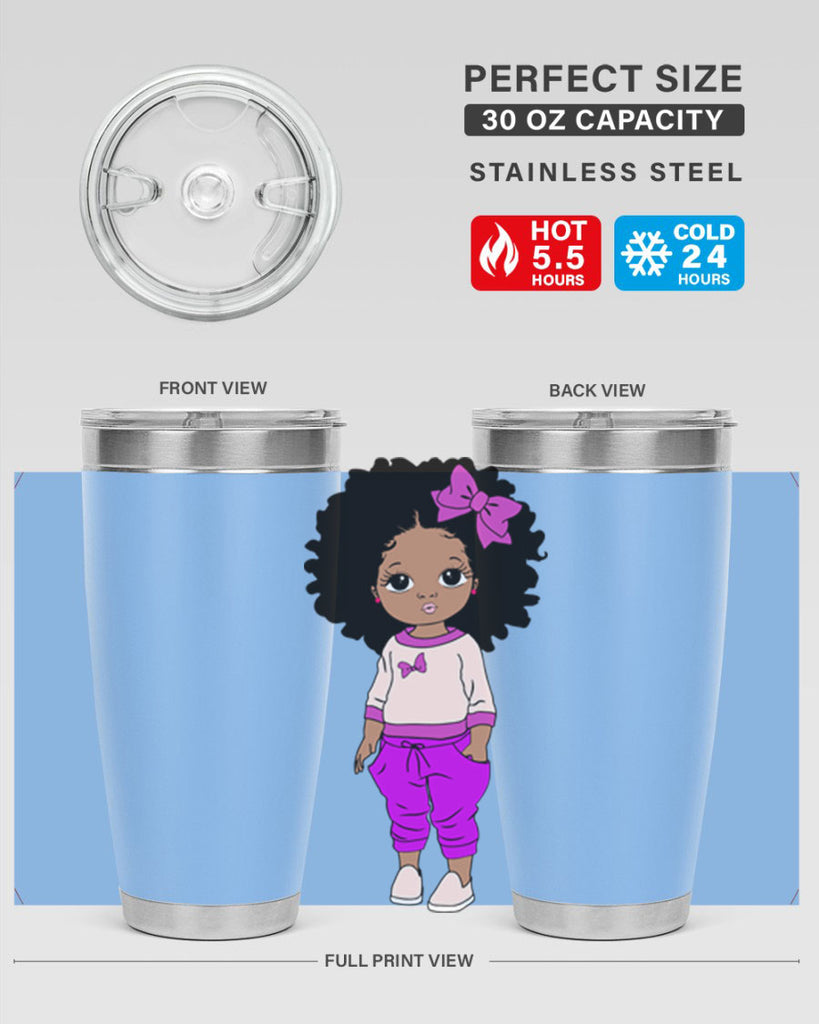 Black girl style 10#- women-girls- Tumbler