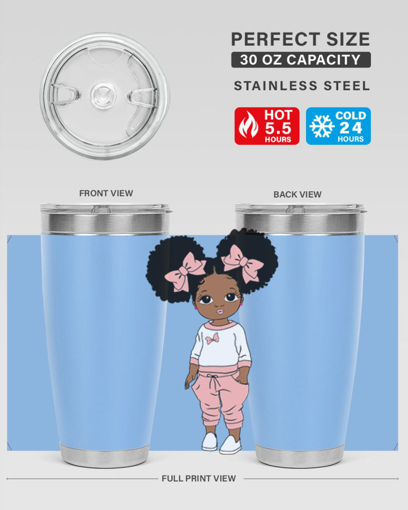 Black girl style 9#- women-girls- Tumbler