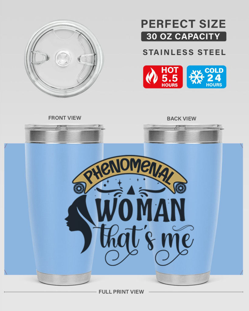 Phenomenal woman thats me Style 15#- women-girls- Tumbler