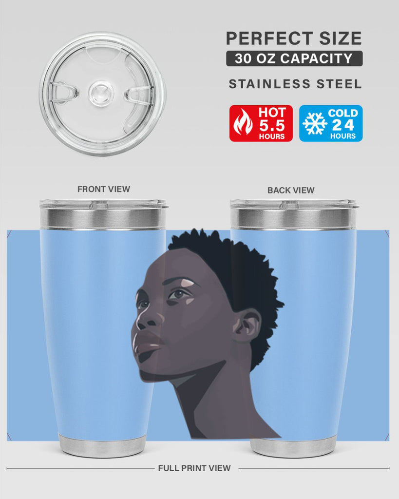 african woman portrait 88#- women-girls- Tumbler