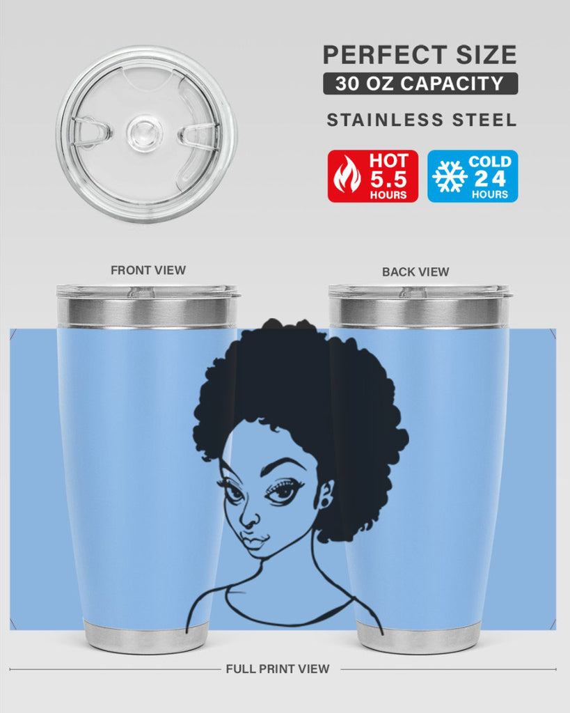 afro woman girl lady 68#- women-girls- Tumbler