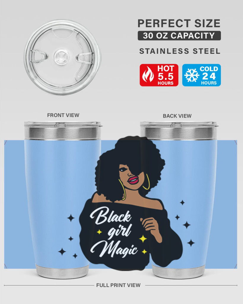 black girl magic 21#- women-girls- Tumbler