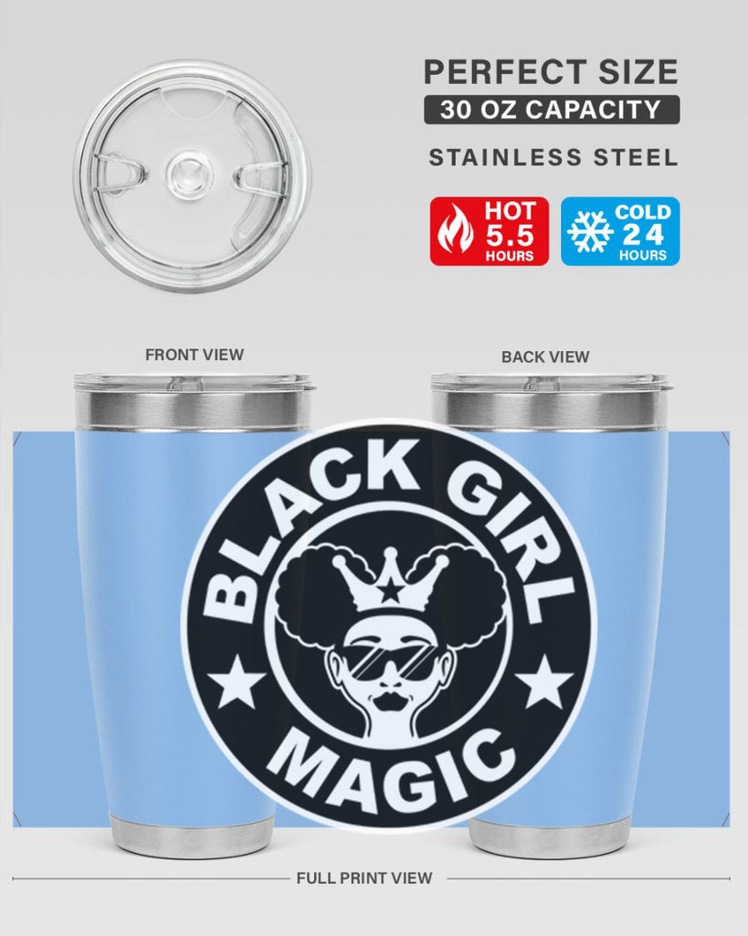 black girl magic coffee 57#- women-girls- Tumbler
