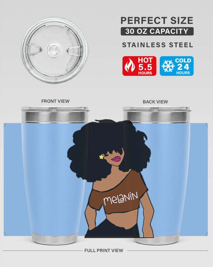 black girl melanin 18#- women-girls- Tumbler