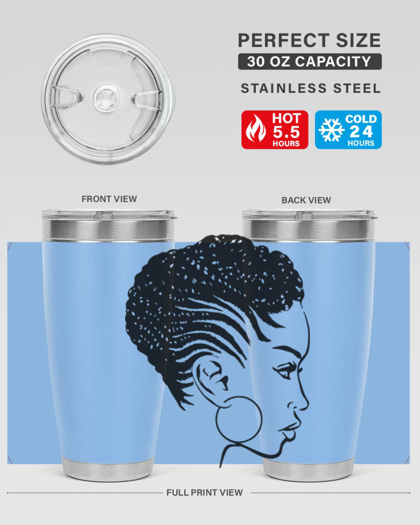 black women - queen 20#- women-girls- Tumbler