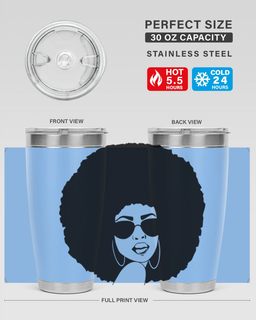 black women - queen 46#- women-girls- Tumbler