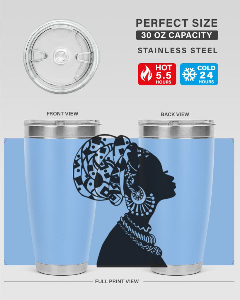 black women - queen 52#- women-girls- Tumbler