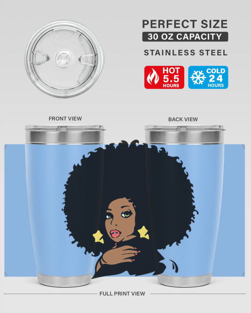 black women - queen 58#- women-girls- Tumbler
