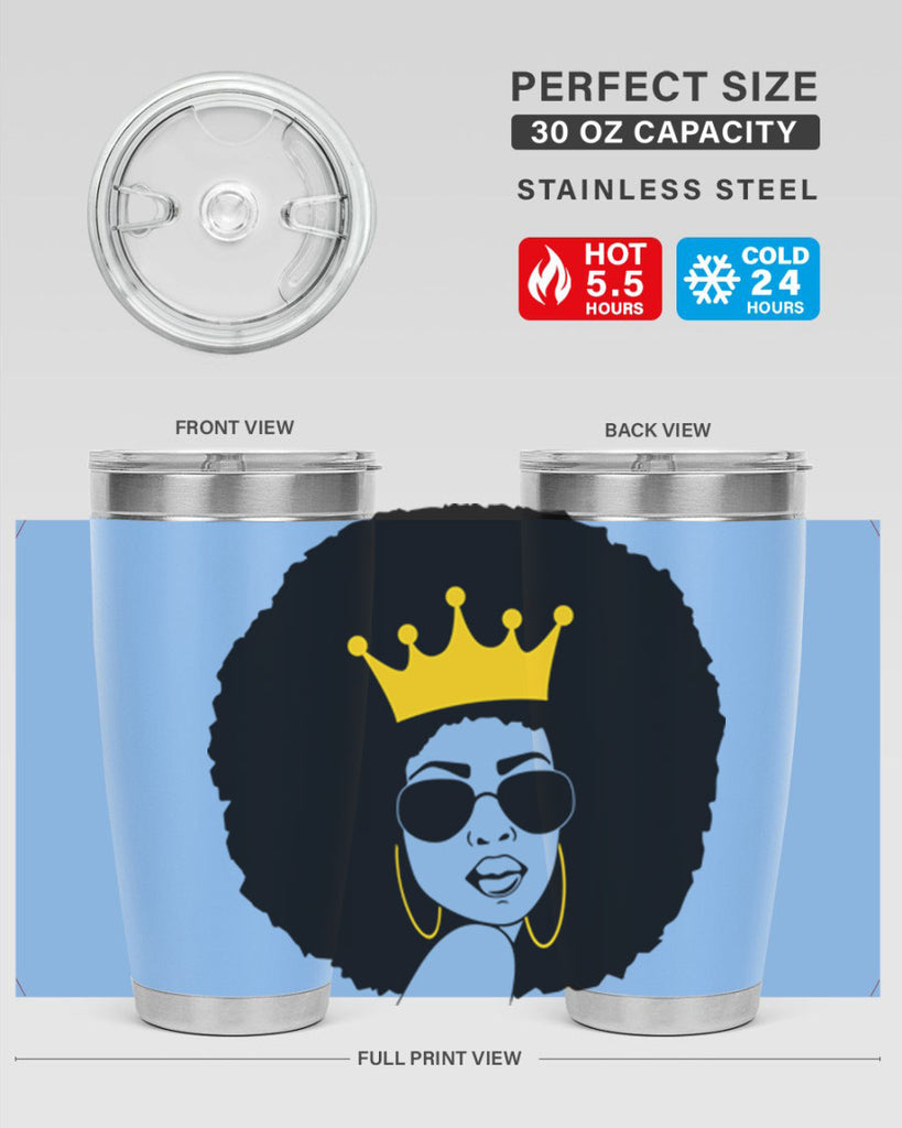 black women - queen 76#- women-girls- Tumbler