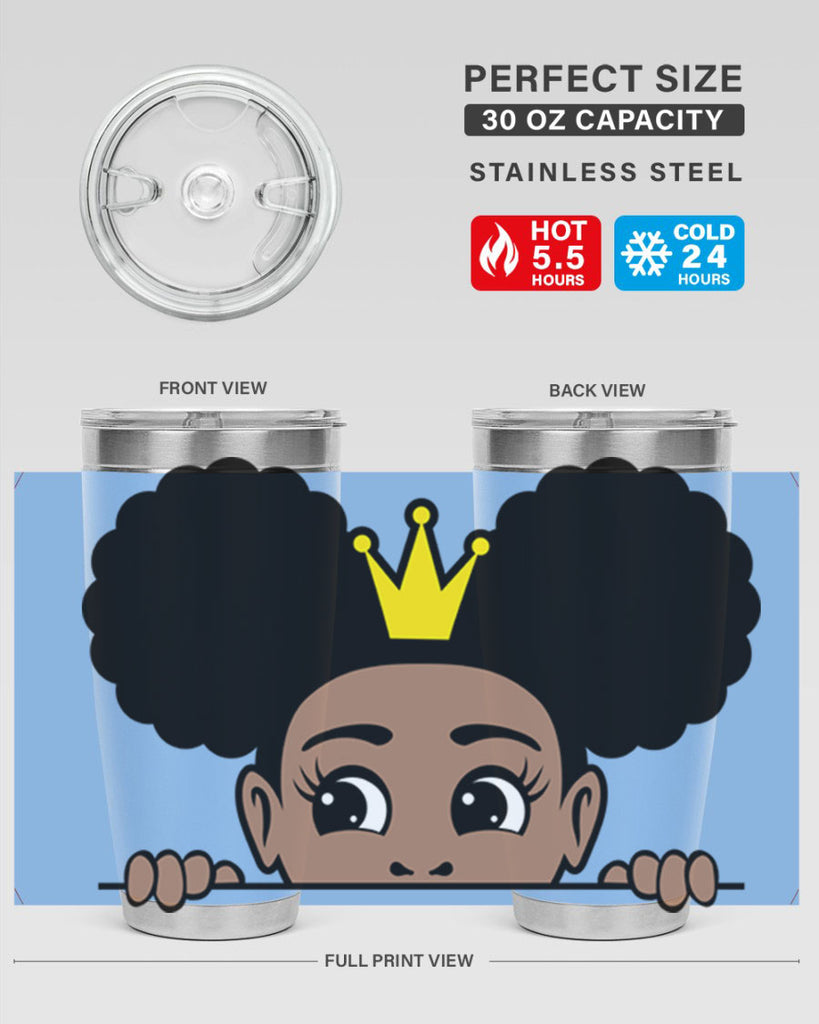 crown afro puffs 51#- women-girls- Tumbler
