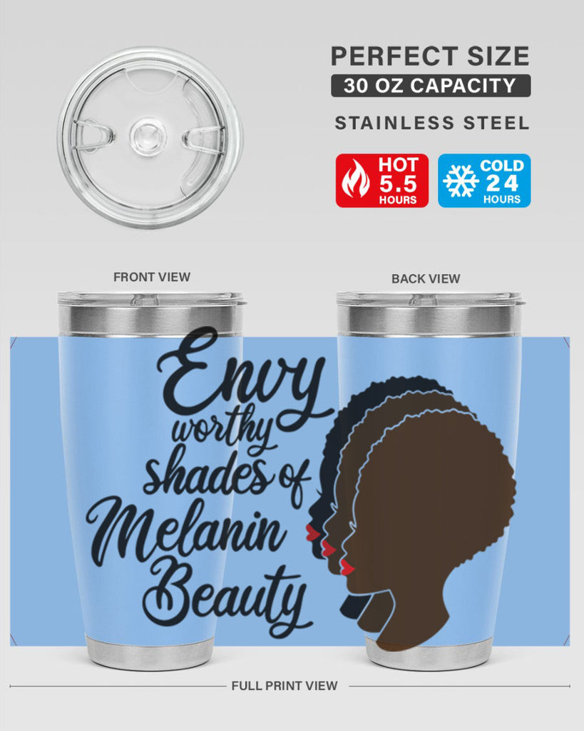 envy worth shades of melanin Style 39#- women-girls- Tumbler