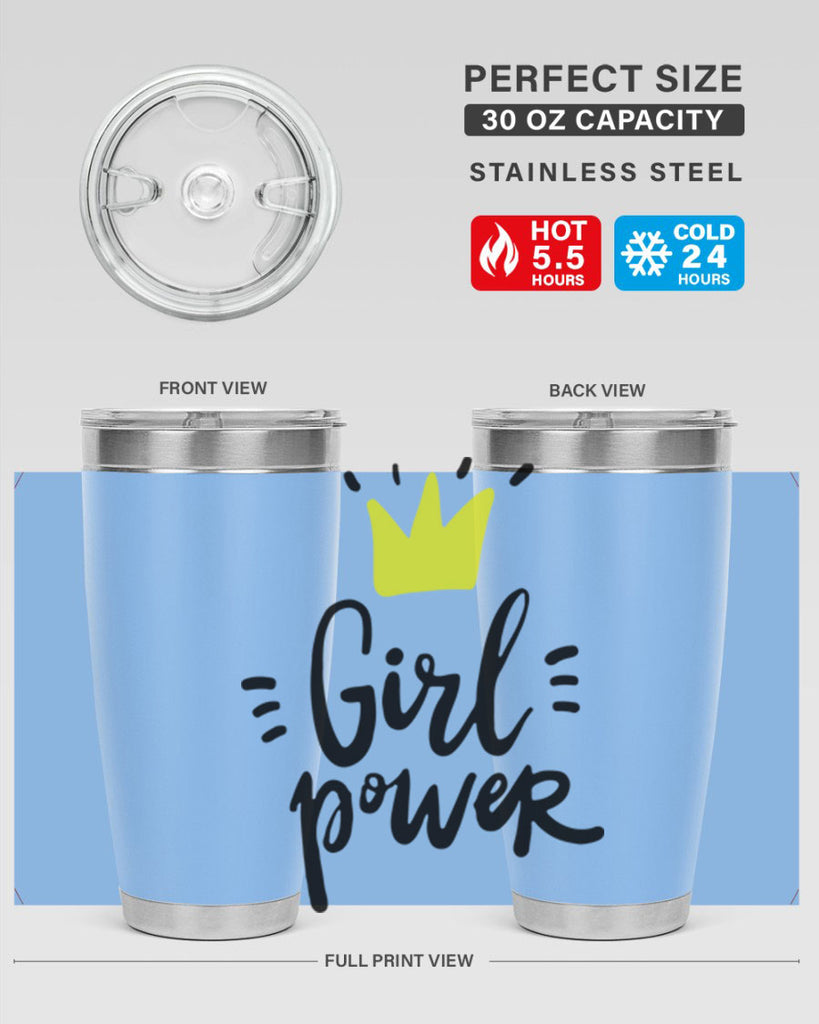 girl power crown 35#- women-girls- Tumbler