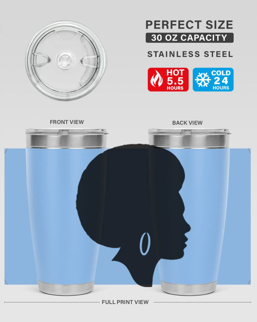 remix femaleafroavatar black 20#- women-girls- Tumbler