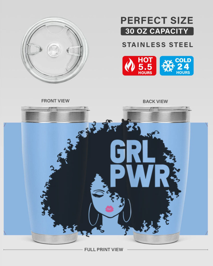woman face grlpwr 1#- women-girls- Tumbler
