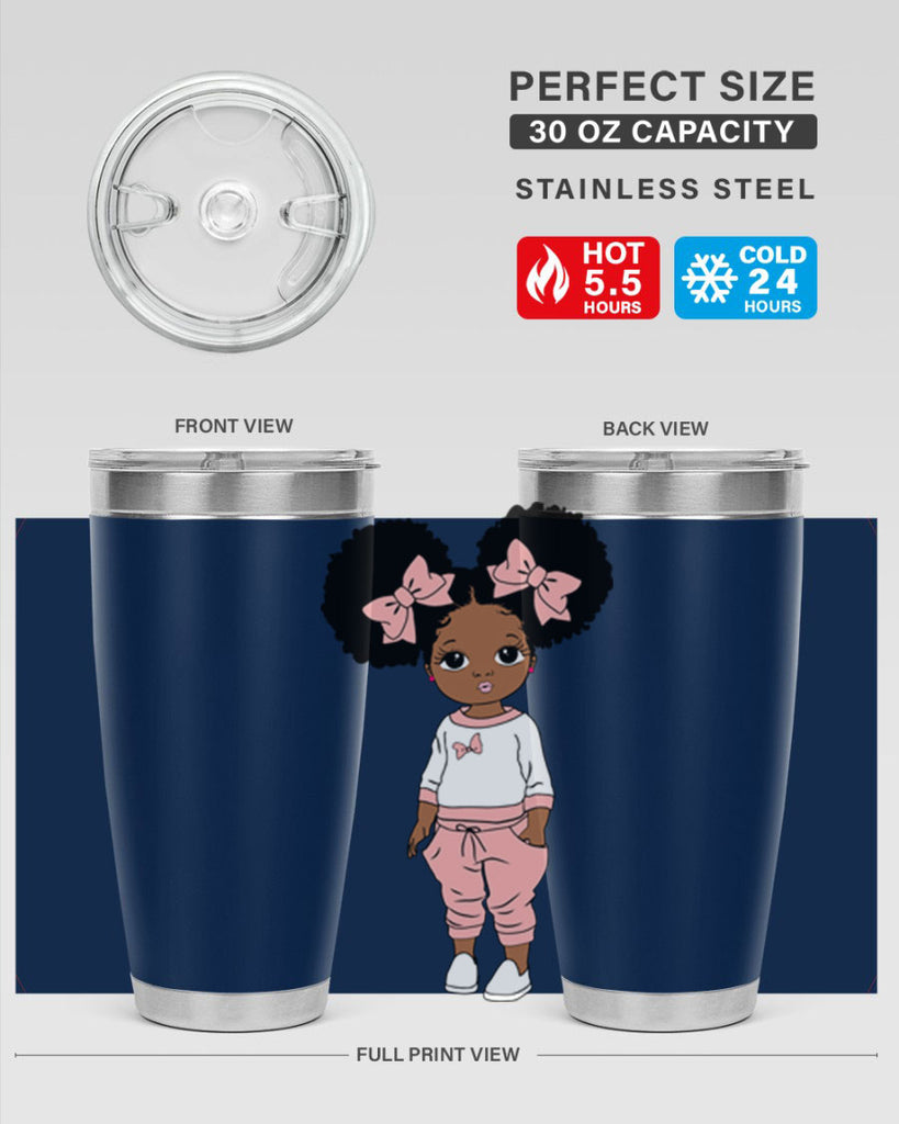 Black girl style 9#- women-girls- Tumbler