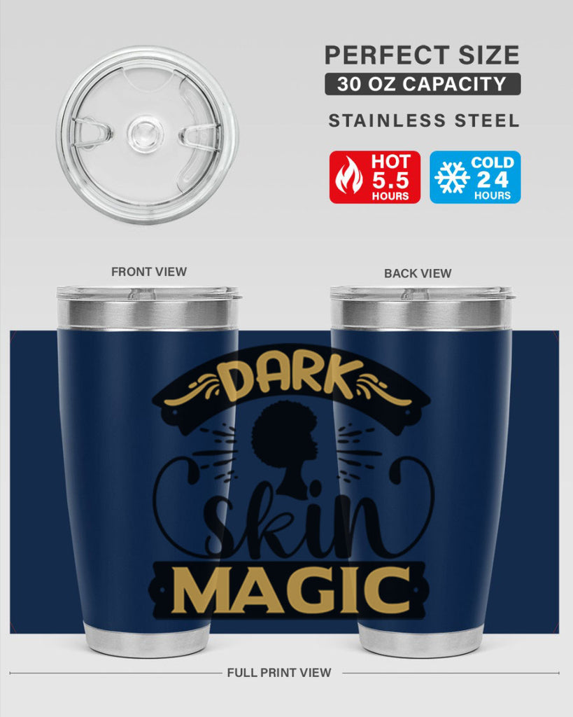 Dark skin magic Style 42#- women-girls- Tumbler