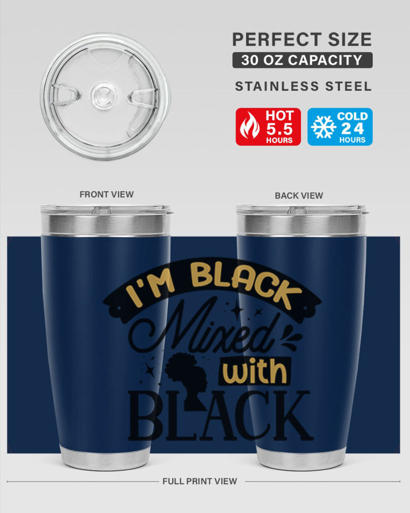 Im black mixed with black Style 30#- women-girls- Tumbler