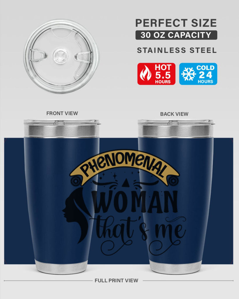 Phenomenal woman thats me Style 15#- women-girls- Tumbler