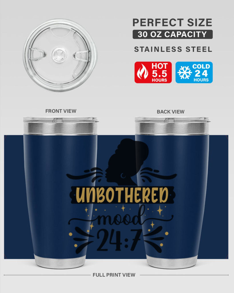 Unbothered mood Style 2#- women-girls- Tumbler