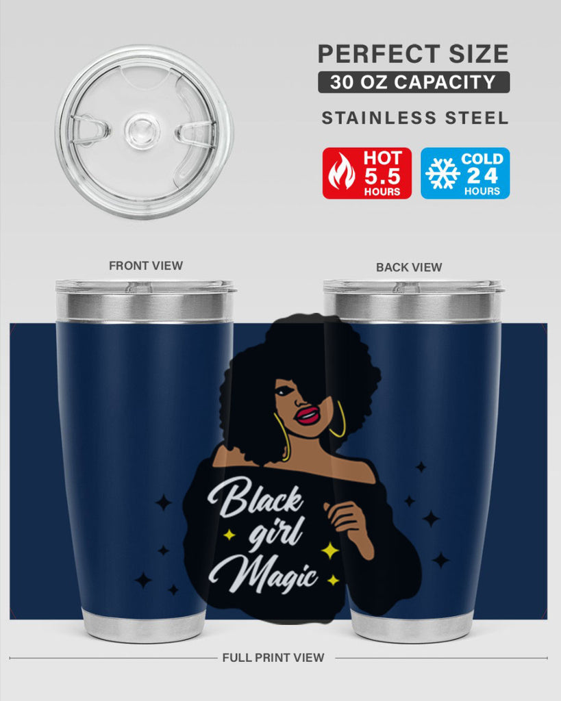black girl magic 21#- women-girls- Tumbler