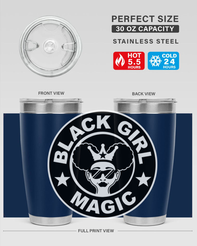 black girl magic coffee 57#- women-girls- Tumbler