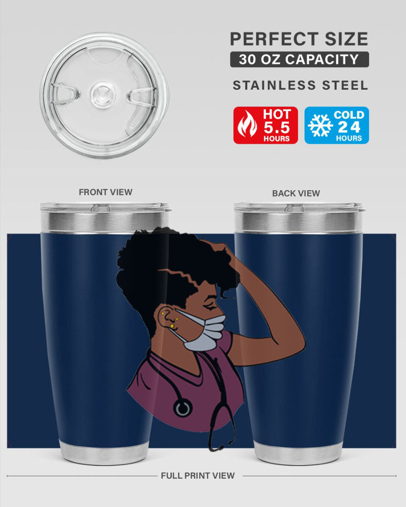 black nurse 1#- women-girls- Tumbler