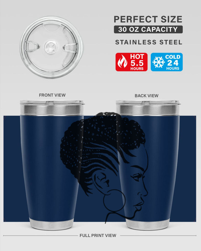 black women - queen 20#- women-girls- Tumbler