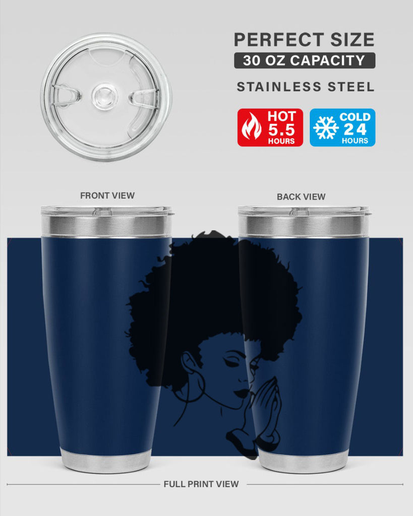 black women - queen 22#- women-girls- Tumbler