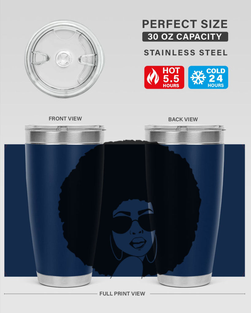 black women - queen 46#- women-girls- Tumbler