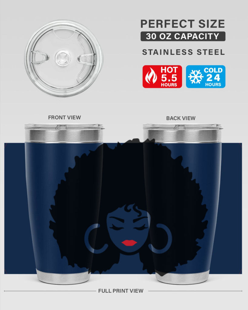 black women - queen 63#- women-girls- Tumbler