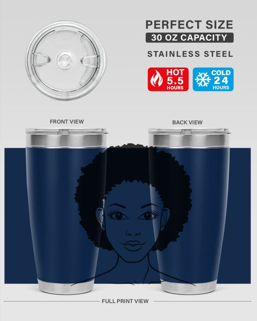 black women - queen 64#- women-girls- Tumbler