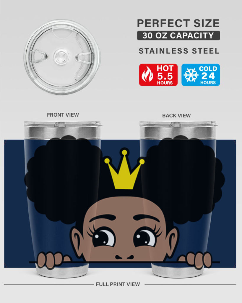 crown afro puffs 51#- women-girls- Tumbler