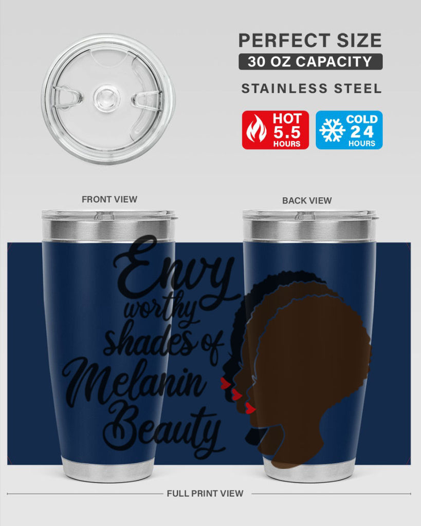 envy worth shades of melanin Style 39#- women-girls- Tumbler