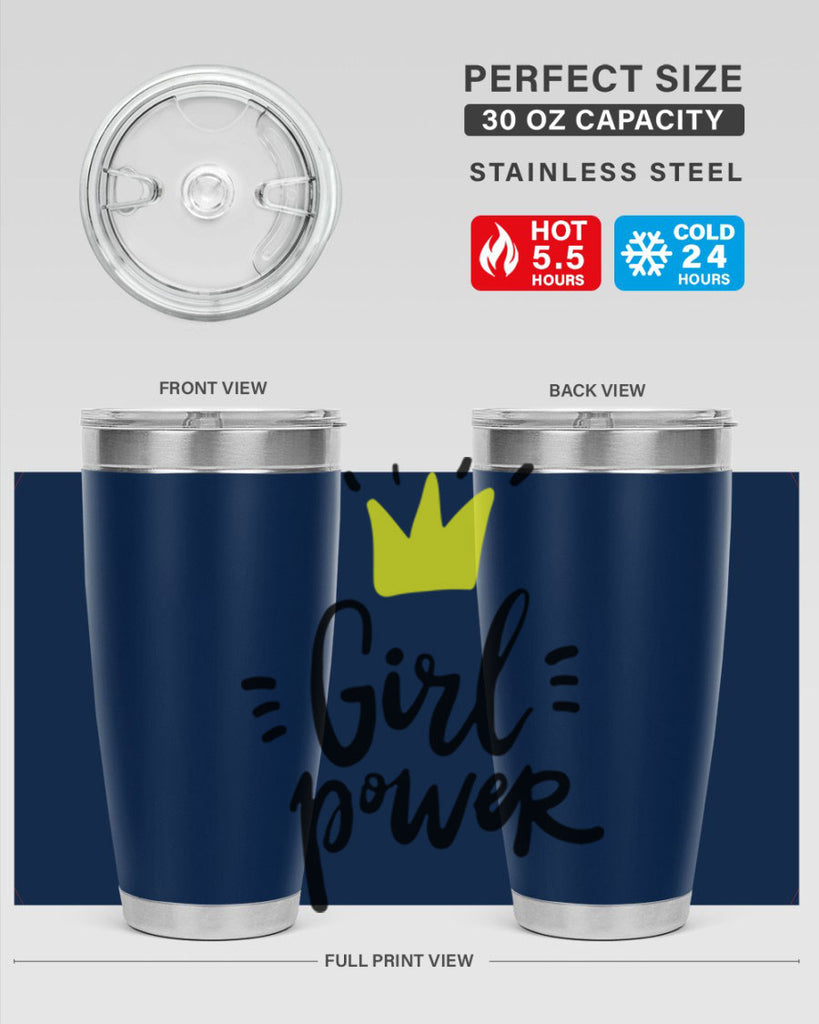 girl power crown 35#- women-girls- Tumbler