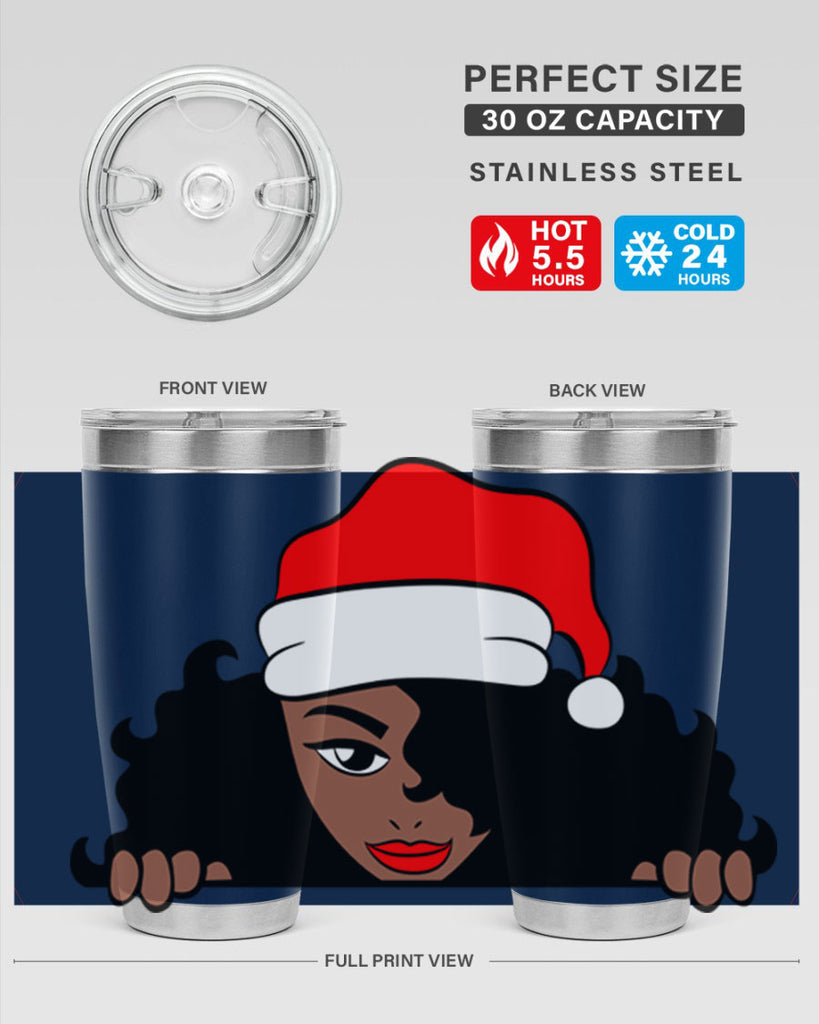 peekaboo santa girl 22#- women-girls- Tumbler