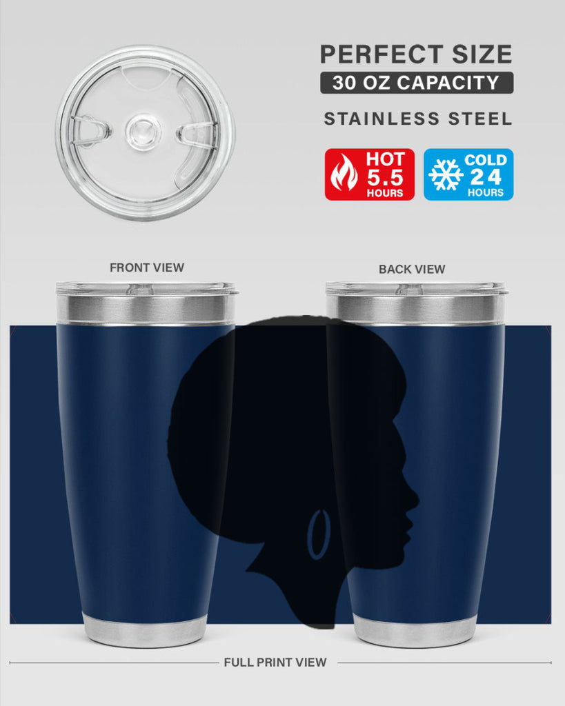 remix femaleafroavatar black 20#- women-girls- Tumbler