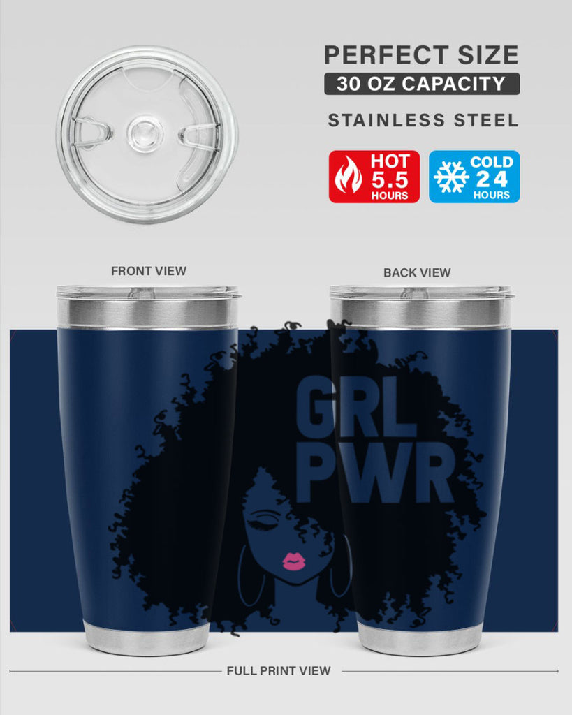 woman face grlpwr 1#- women-girls- Tumbler