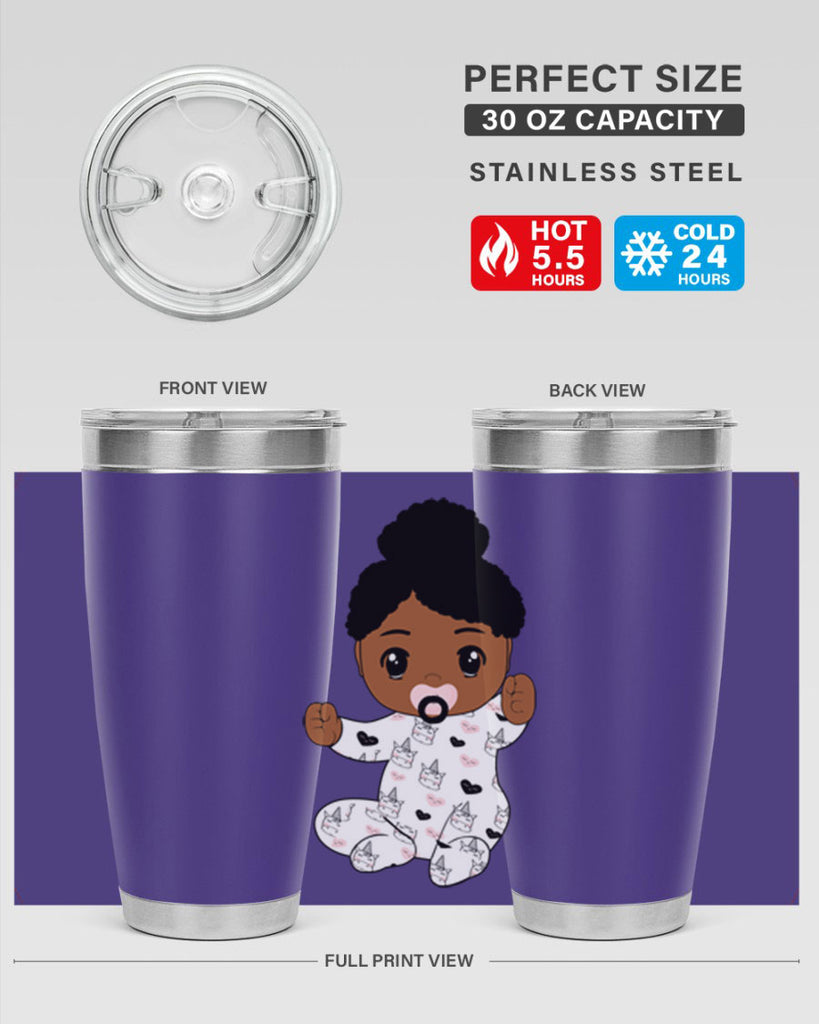 Black baby style 5#- women-girls- Tumbler