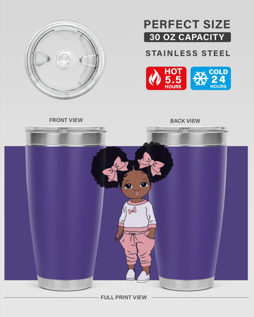Black girl style 9#- women-girls- Tumbler