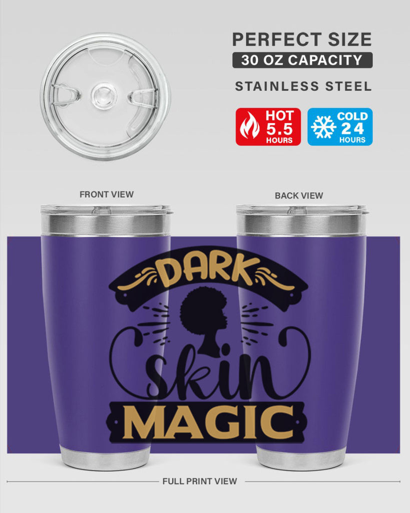 Dark skin magic Style 42#- women-girls- Tumbler