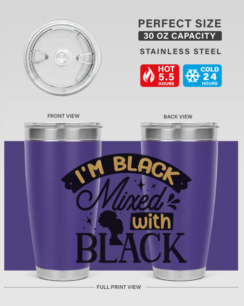 Im black mixed with black Style 30#- women-girls- Tumbler