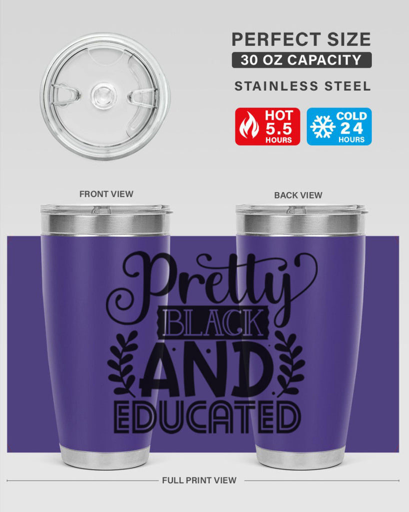 Pretty black and educated Style 11#- women-girls- Tumbler