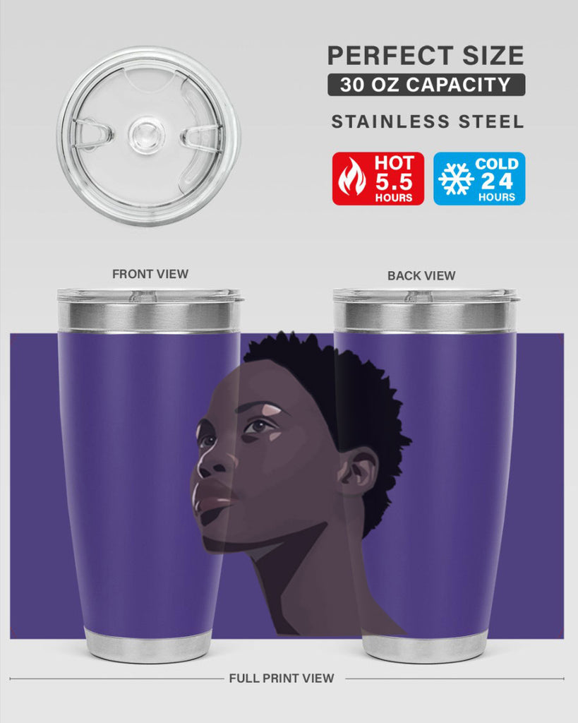 african woman portrait 88#- women-girls- Tumbler