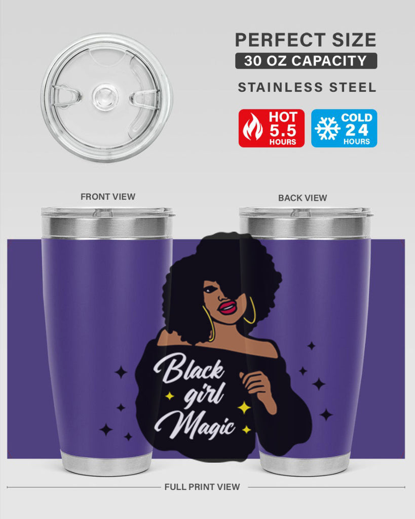 black girl magic 21#- women-girls- Tumbler