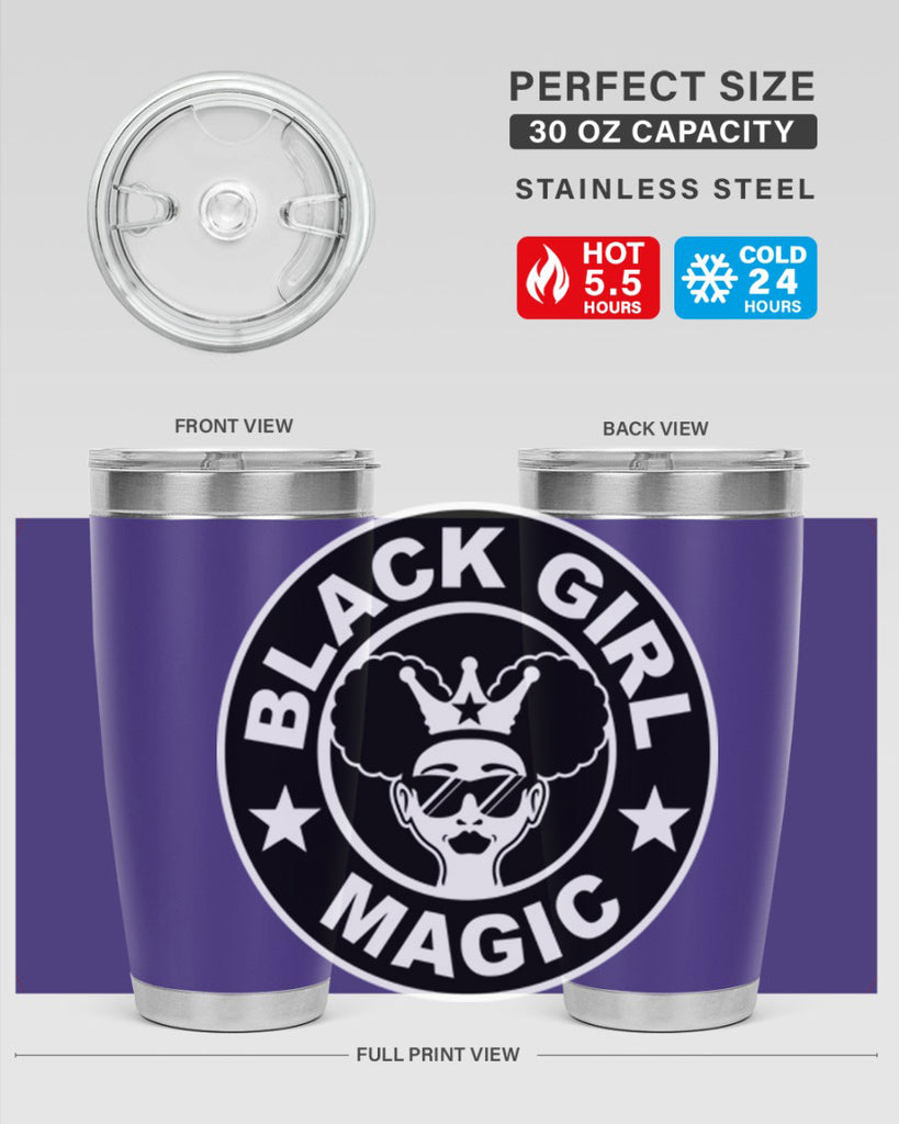 black girl magic coffee 57#- women-girls- Tumbler