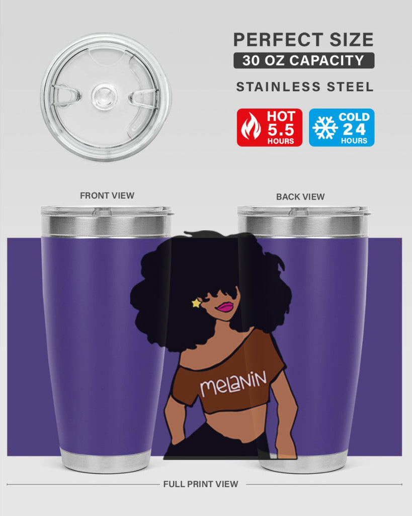 black girl melanin 18#- women-girls- Tumbler