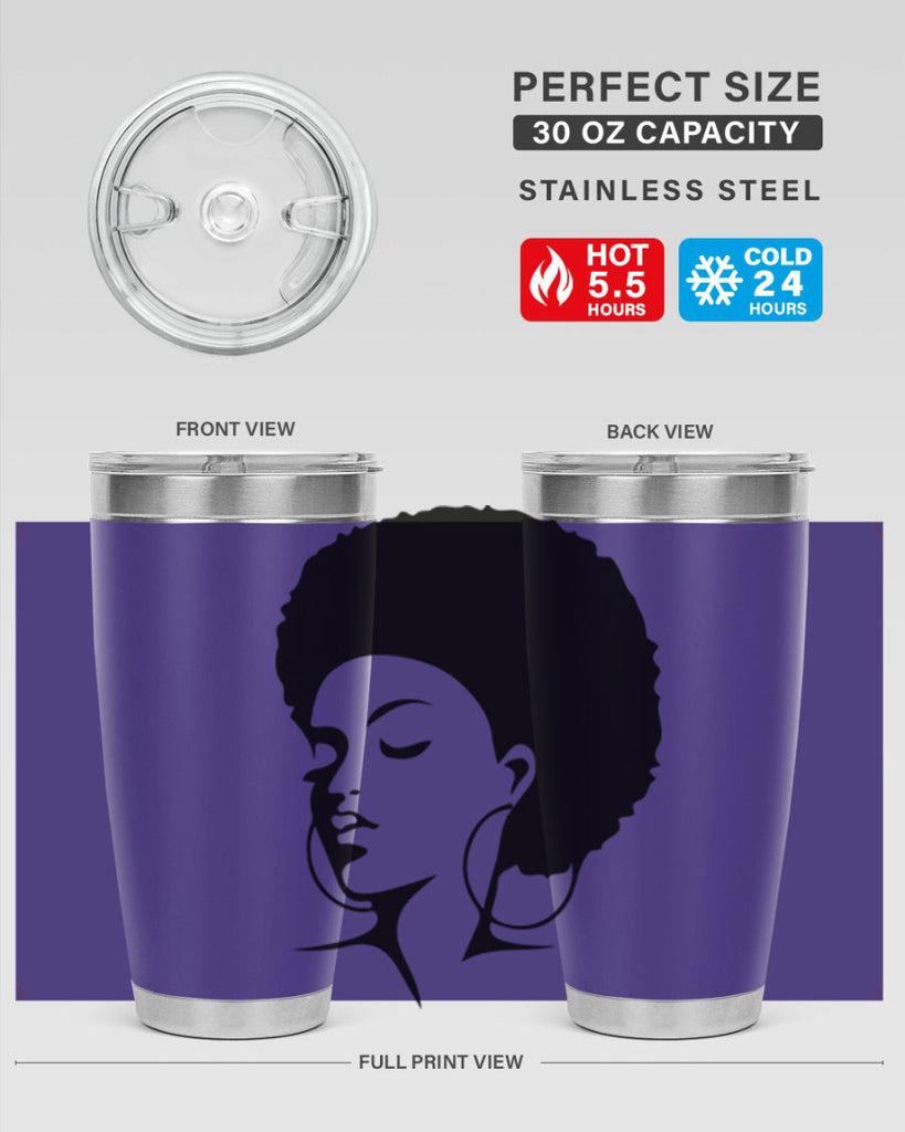 black women - queen 19#- women-girls- Tumbler
