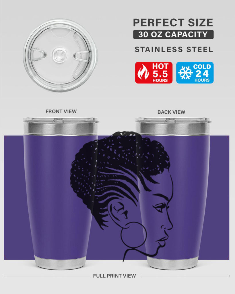 black women - queen 20#- women-girls- Tumbler