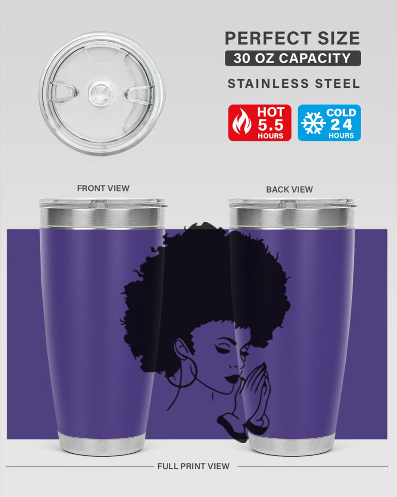 black women - queen 22#- women-girls- Tumbler